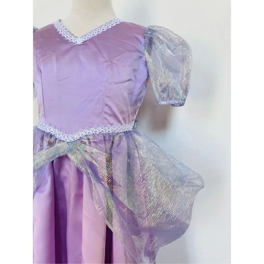 Girls 8/10 Handmade Purple Princess Dress Costume